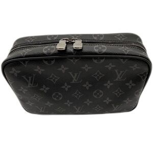 Louis Vuitton Monogram Eclipse Trous Toilet Pouch PM M43383-EUC
